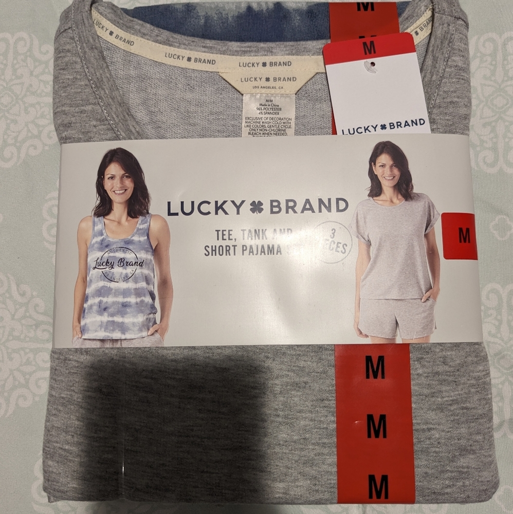 Lucky Brand 3-piece Pajama Set